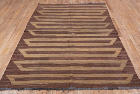 Vintage Kilim Area Rug (5' x 8')
